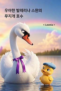 우아한 발레리나 스완의 무지개 호수